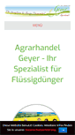 Mobile Screenshot of geyerduenger.de